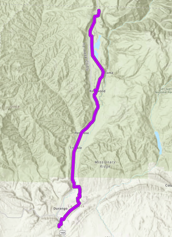 Bodo to Cascade map