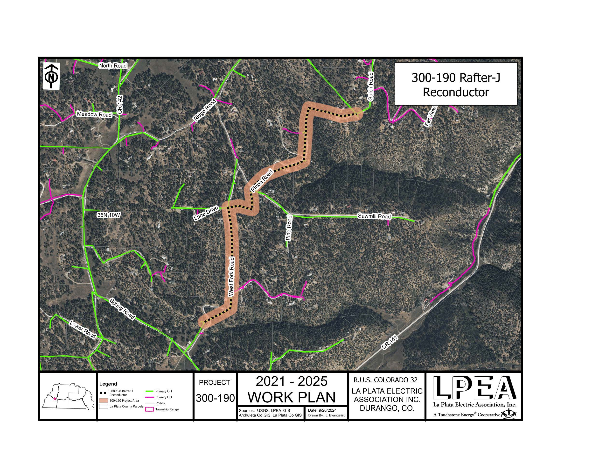 Rafter J Project Map