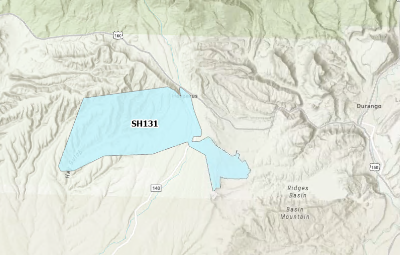Shenandoa 131 map
