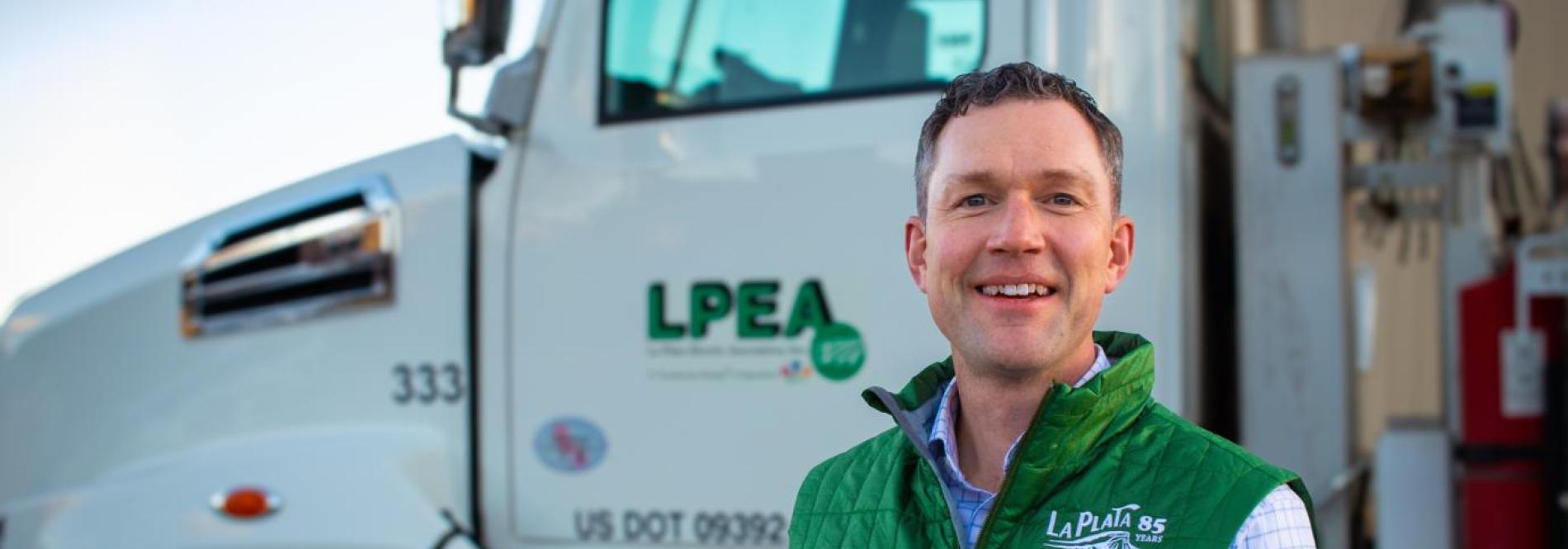 Chris Hansen CEO of LPEA