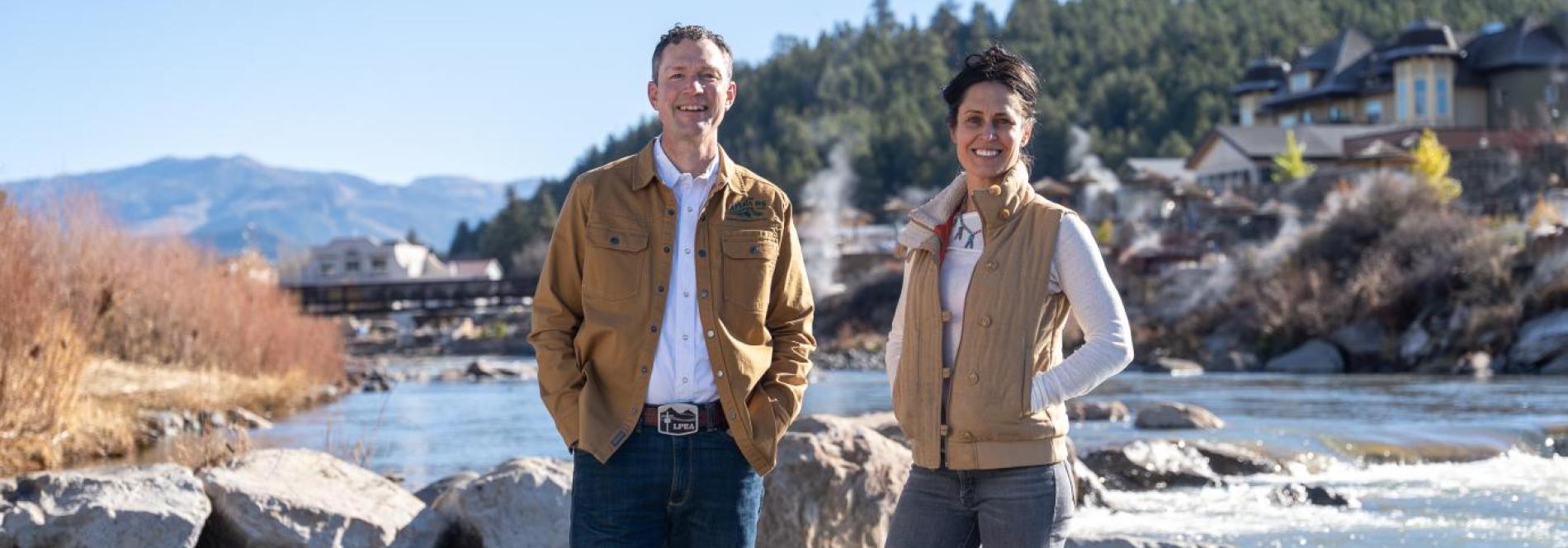 Chris and Nicole in Pagosa